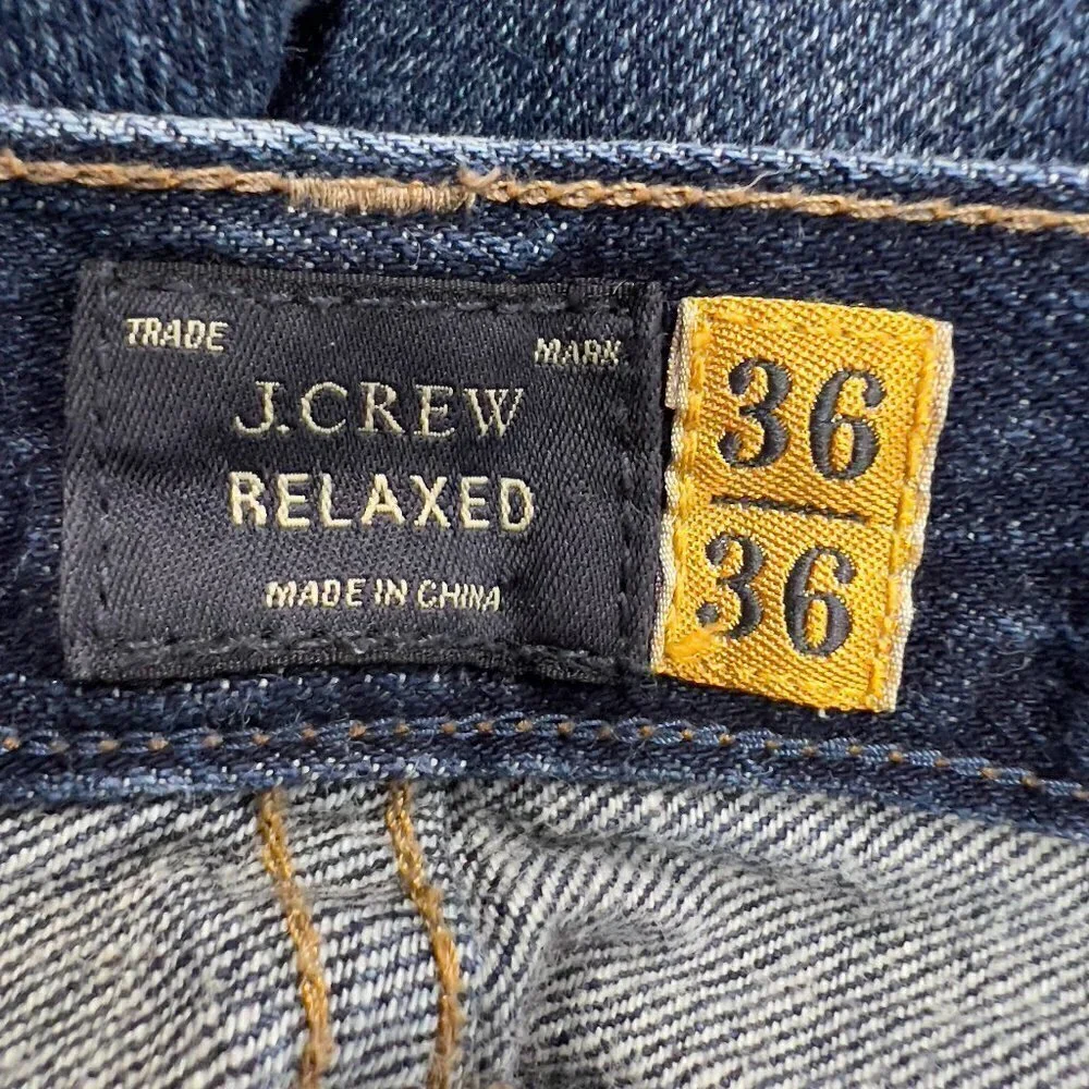 J CREW Relaxed Men's Straight Leg Jeans